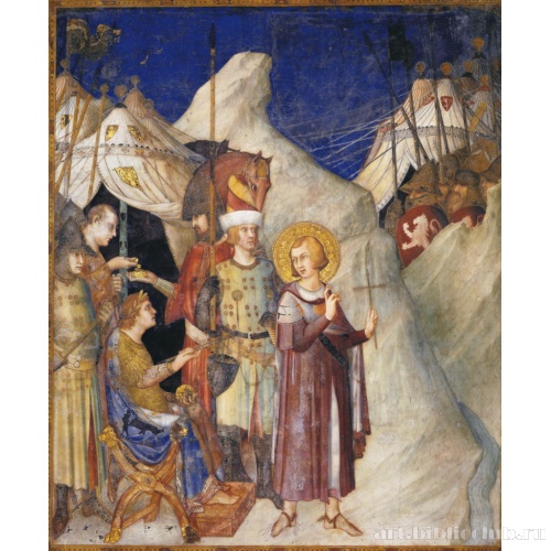 Святой Мартин отказывается от военоой службы