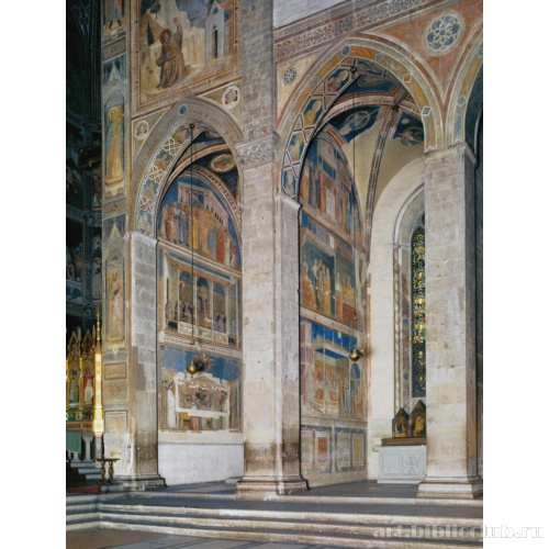 Капеллы Барди и Перуцци (справа). Вид с запада