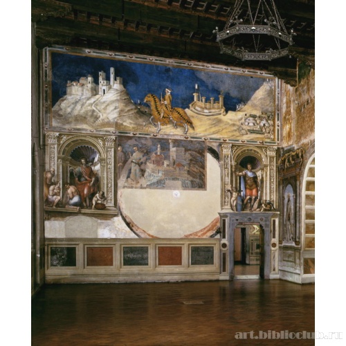 Вид на западную стену с кондотьером Гвидориччо да Фольяно