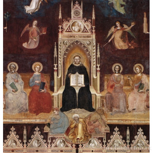 Триумф Фомы Аквинского. Деталь