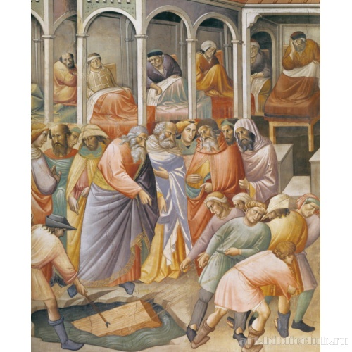 Евреи вытаскивают древо из водоема