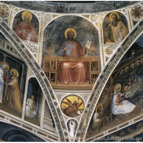 Святой Лука между Давидом и Иеремией