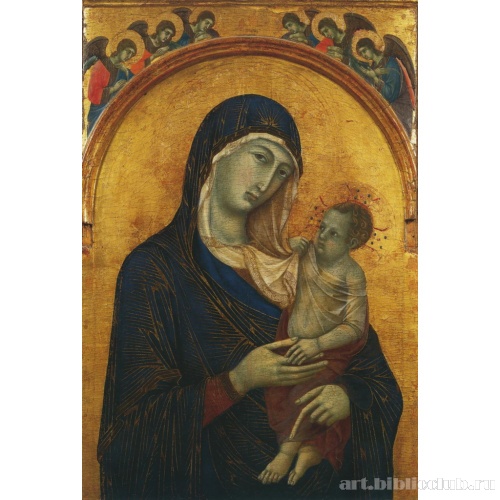 Мадонна с младенцем и шестью ангелами