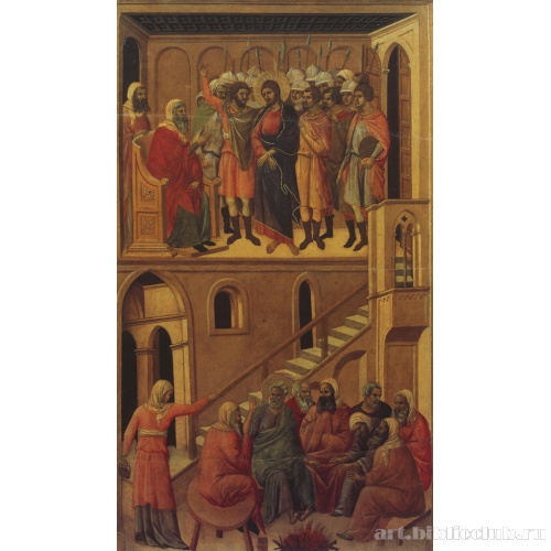 Христос перед Анием и Петром