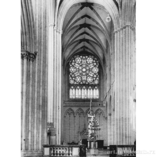 Северный трансепт, окно роза