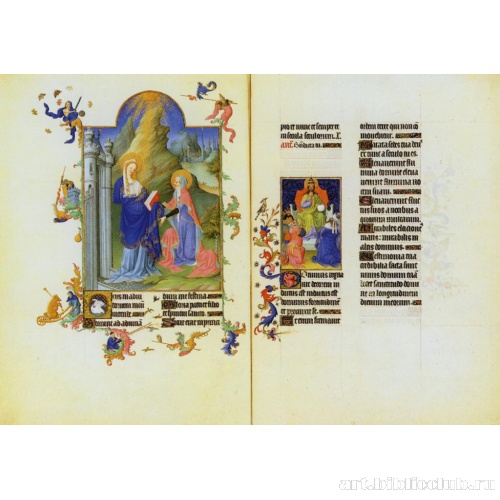 Начало Лауд. Встреча Марии и Елизаветы. Христос - царь небесный