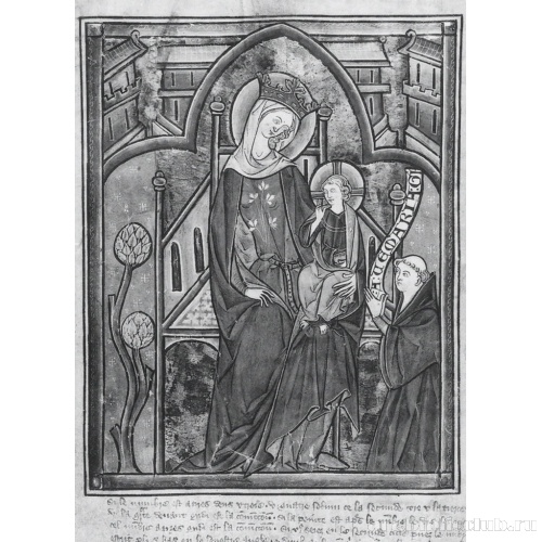 Мадонна с Младенцем и бенедиктинским монахом