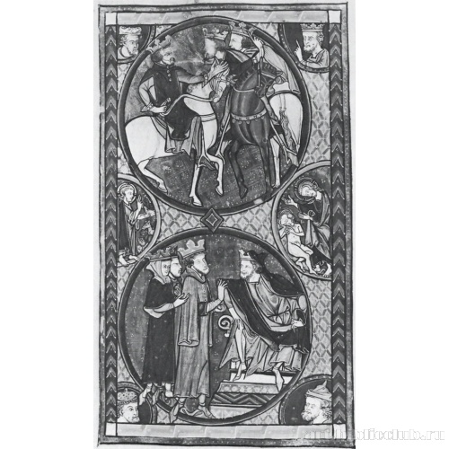 Путешествие Волхва; Волхвы перед Иродом; Создание животных и Адама