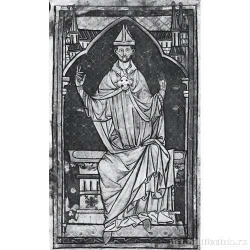 Фигура, облаченная в митру мантию