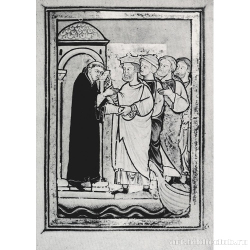 Король Экгфрид посещает Кутберта