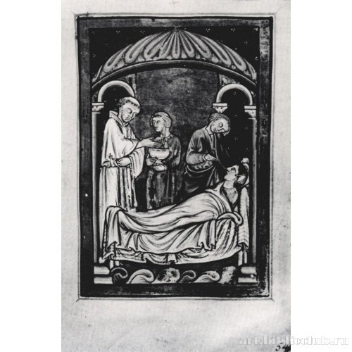 Излечение водой, благословлнной Кутбертом