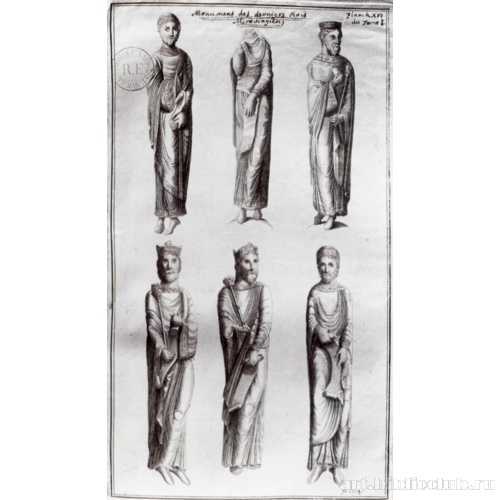 Изображения ветхозаветных персонажей с фасада церкви Сен-Дени