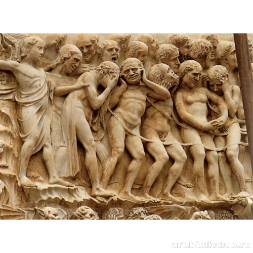 Деталь с четвертого устоя диптиха «Ад»