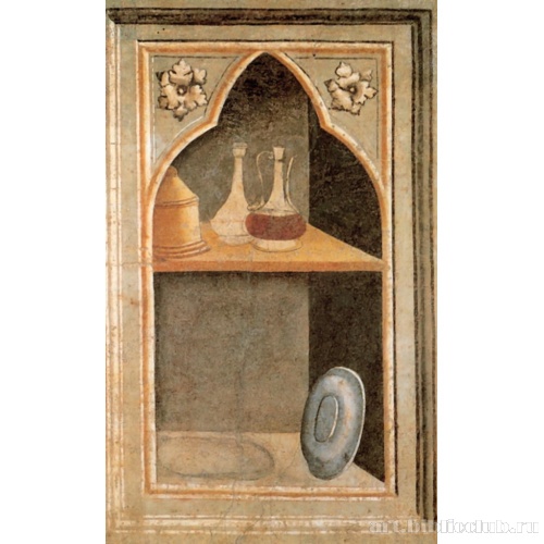 Ниша с дароносицей и колбами