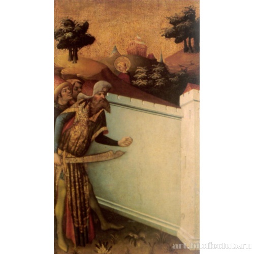 Чудо о стене, деталь «Алтаря святой Варвары»