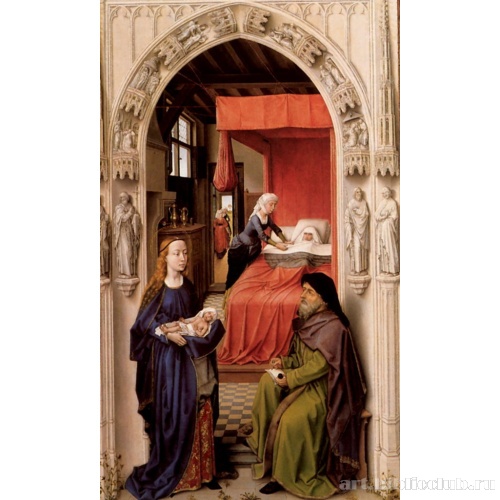 Алтарь святого Иоанна Крестителя (Алтарь Мирафлорес), левая часть