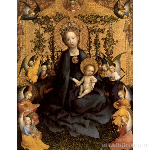 Мадонна в розовой беседке