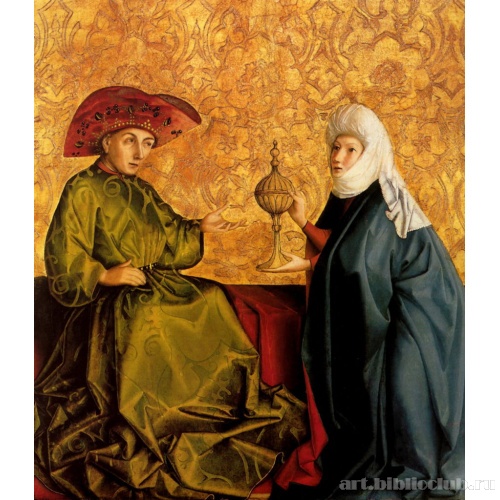 Царь Соломон и царица Савская, створик «Халышпигельского алтаря»