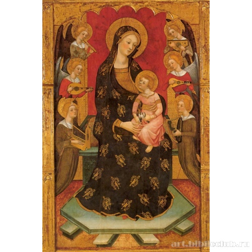 Мадонна с Младенцем Христом и ангелами, центральная створка «Алтаря Мадонны»