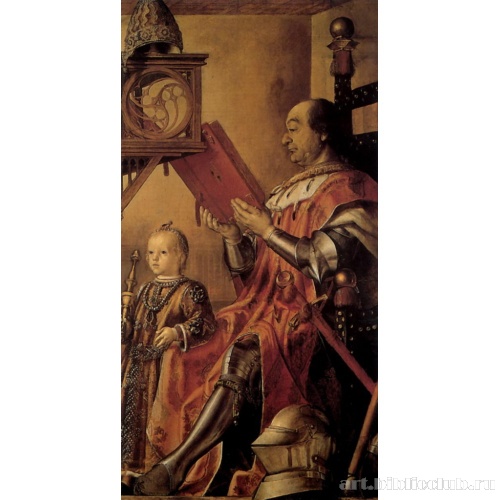 Фредерико да Монтефельтро и его сын Гвидобальдо