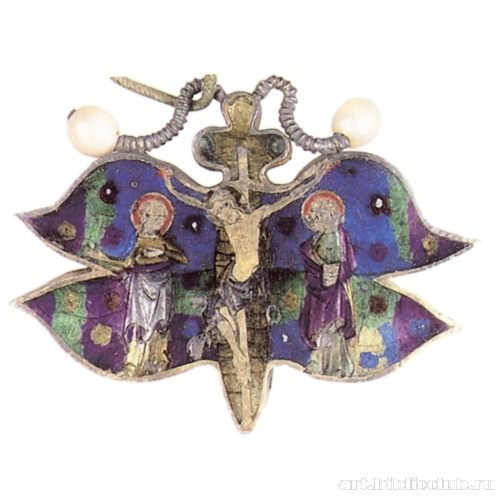 Реликварий-бабочка из распятия в Донаустауфе. Франция