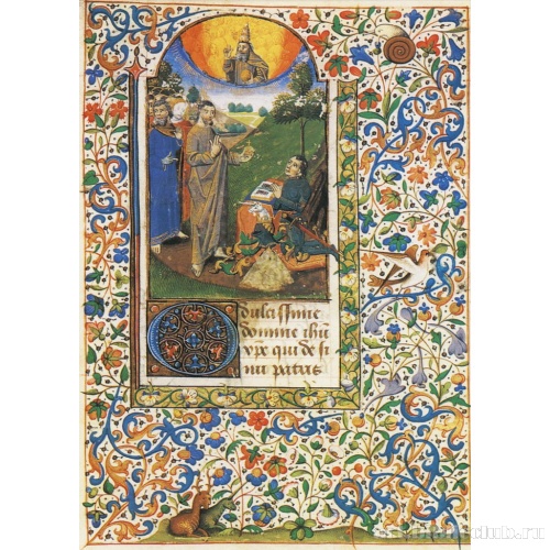 Явление Христа и Апостолов владельцу часослова