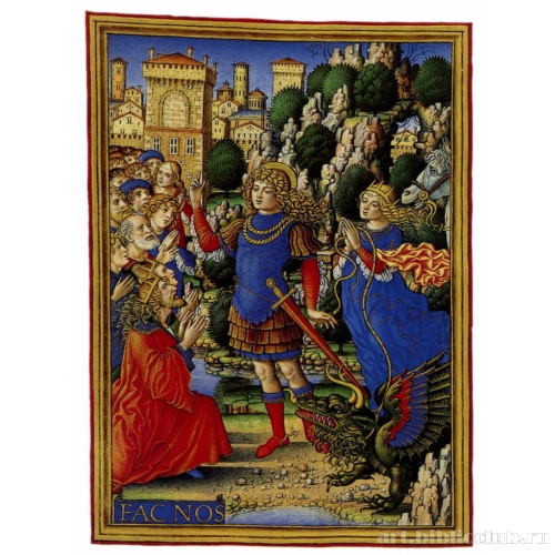 Св. Георгий обращает в веру жителей Силены, освободив их от дракона