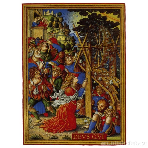 Св. Катерина Александрийская разрушает колесо для казни