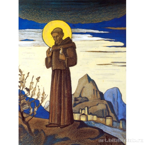 Святой Франциск. Эскиз к картине