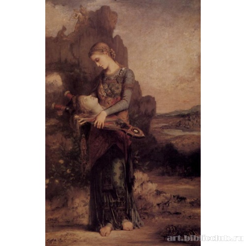 Фракиянка с головой и лирой Орфея