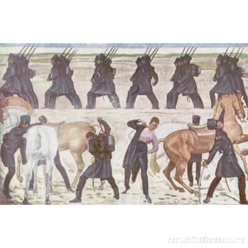 Выступление частей из йенских студентов во время освободительной войны 1813 года