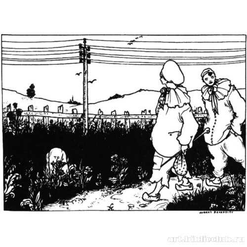 Эскиз четвртой обложки для книг из серии «Библиотека Пьеро»