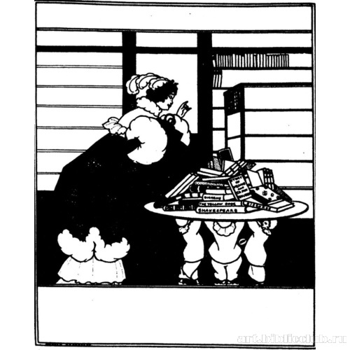 Эскиз рекламной листовки к альманаху «Жлтая книга»