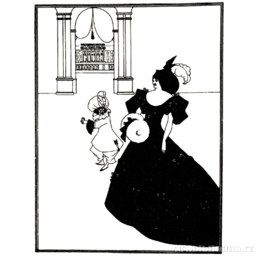 Комический балет марионеток. Иллюстрация для альманаха «Жлтая книга»