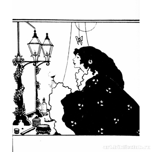 Эскиз обложки для альманаха «Жлтая книга»