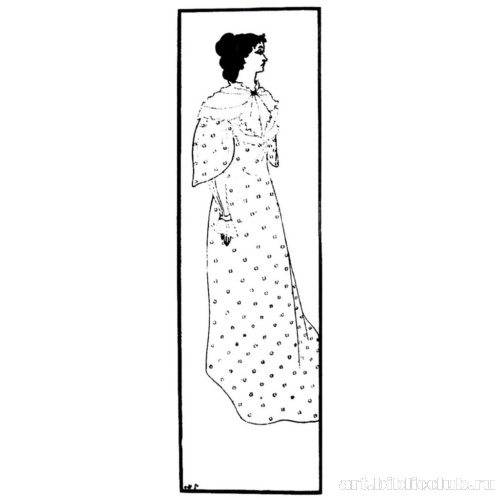 Портрет леди Уинфрид Эмери. Иллюстрация для альманаха «Жлтая книга»