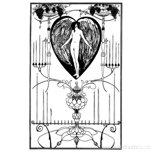 Фронтиспис к книге стихотворений А. Рафаловича «Зеркало любви»