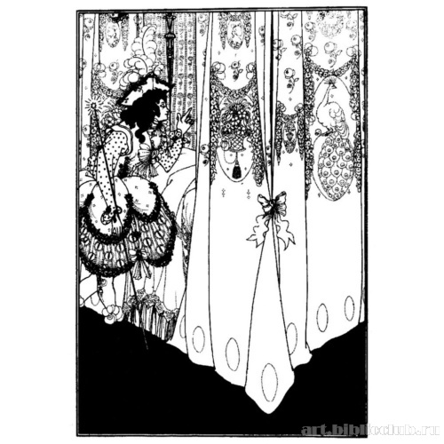 Иллюстрация к поэме А. Поупа «Похищение локона»