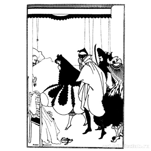 Смерть Пьеро. Иллюстрация для журнала «Савой»