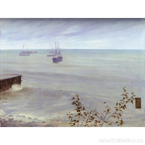 Симфония в сером и зеленом: океан