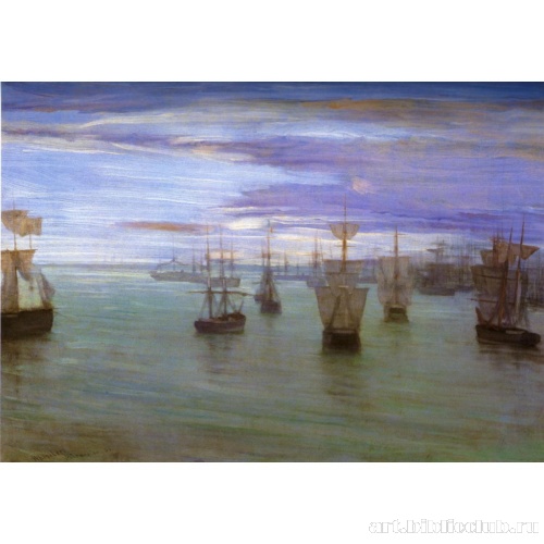 Сумерки в бежевом и зеленом: Вальпараисо