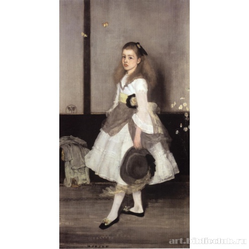 Гармония в сером и зеленом: мисс Сесилия Александер