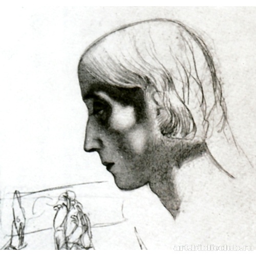 Эскиз головы Изабеллы