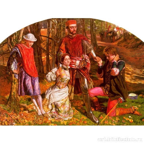 Валентин спасает Сильвию от Протея