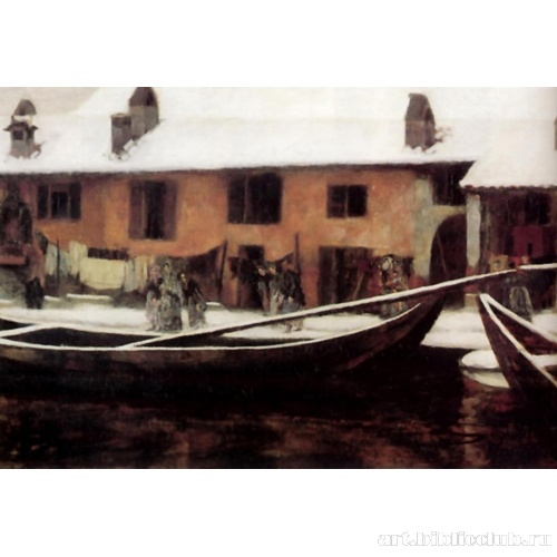 Канал под снегом