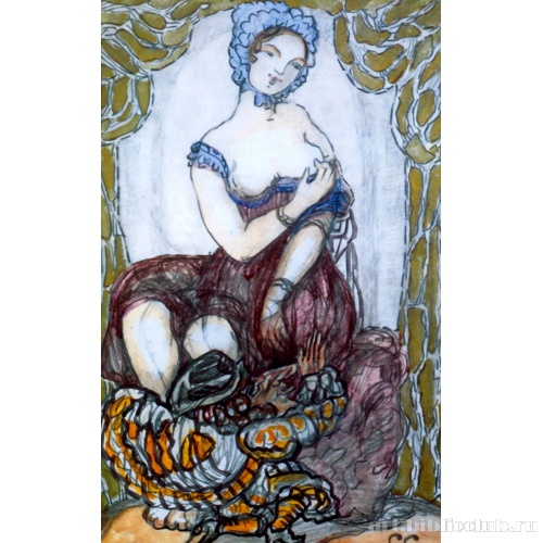 Портрет О. А. Глебовой - Судейкиной