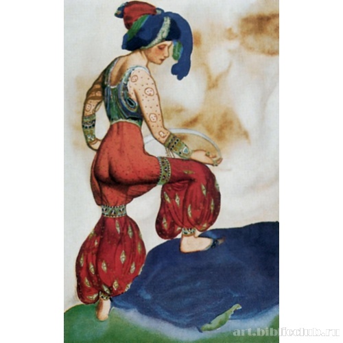 Красная султанша. Костюм для балета И. Стравинского «Петрушка»