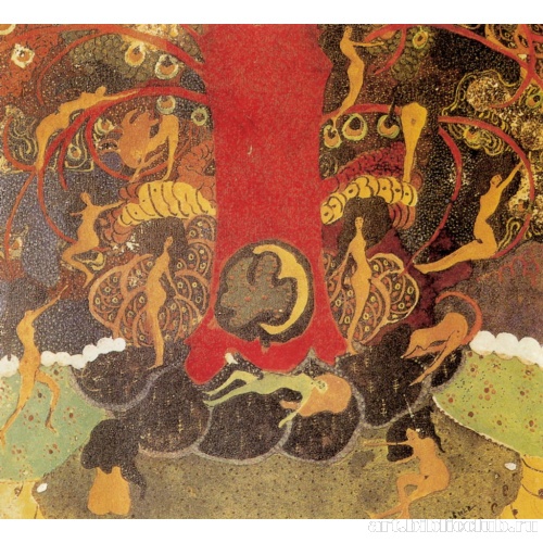 Дуб и дриады