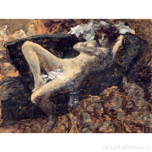 Голубая обнаженная