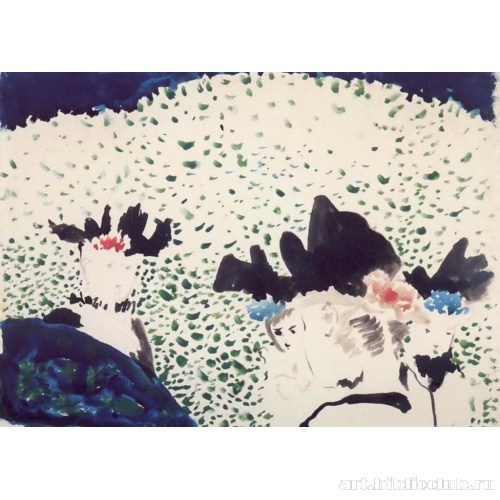 Четыре дамы в элегантных шляпах